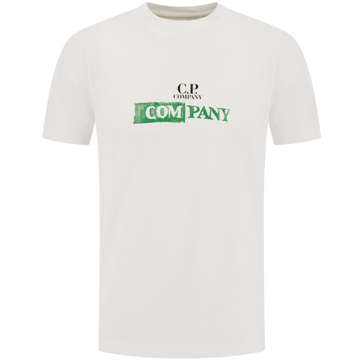 ◆당일◆25SS 프린트 로고 티셔츠 화이트 18CMTS307A 005431G 103