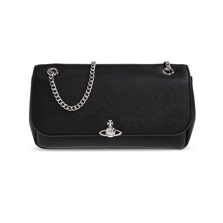 ◆당일◆26SS ORB 은장 로고 펄스 체인 크로스백 블랙 5C01000XW S0021 N401