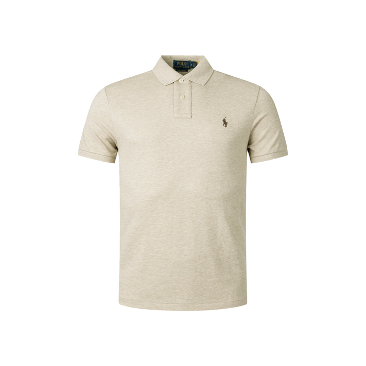 ◆당일◆26SS 포니 자수 카라 티셔츠 베이지그레이 710680784 342