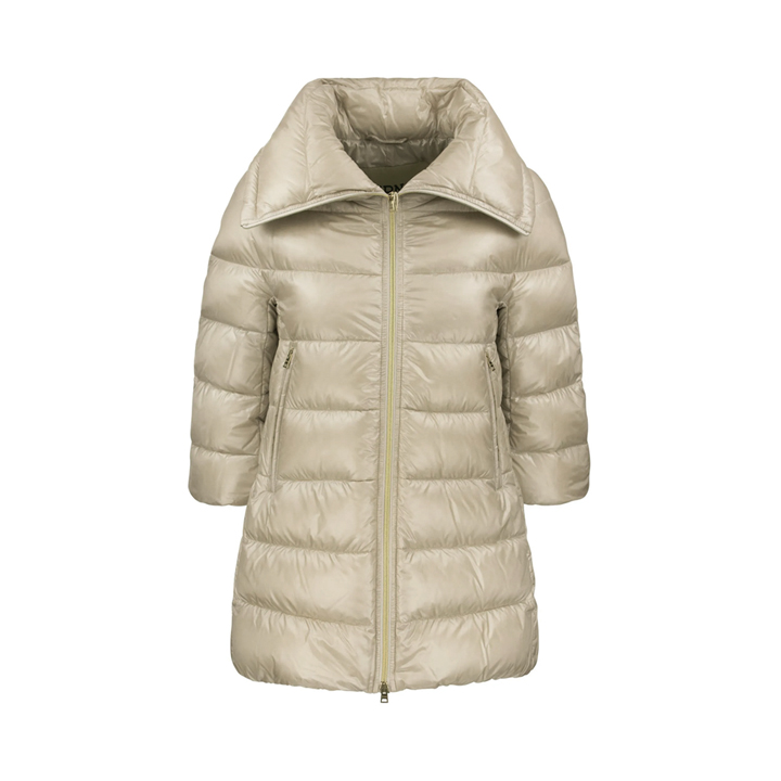 ◆당일◆26SS 클레오페 CLEOFE 숏 슬리브 미디움 패딩 베이지그레이 PI0001DIC 12017Z 9402