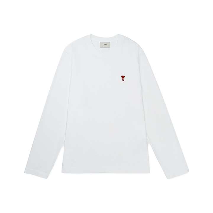 ◆당일◆25FW 스몰 하트 로고 롱슬리브 화이트 BFUTS235 724 100