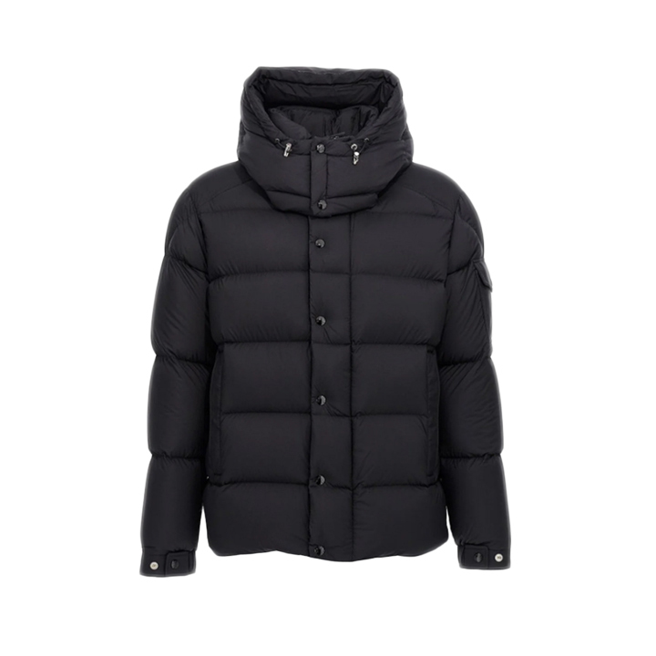 ◆당일◆25FW 마야 MAYA 70 로고 패치 패딩자켓 블랙 1A001 02 54A81 999