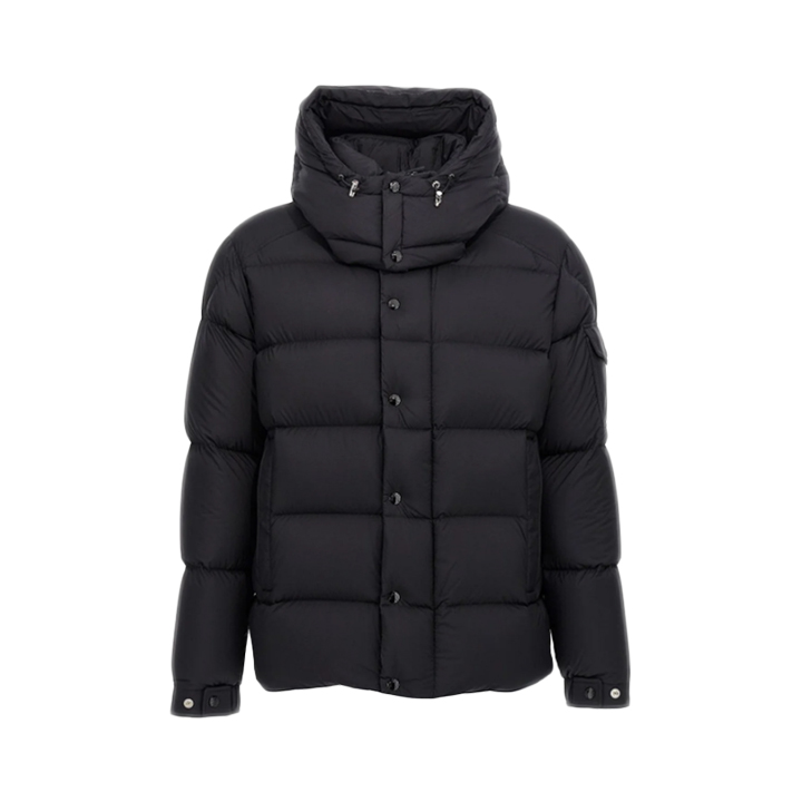◆당일◆25FW 마야 MAYA 70 로고 패치 패딩자켓 블랙 1A002 05 53333 999