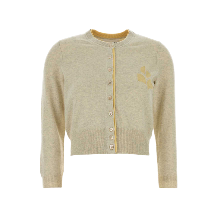 ◆당일◆26SS 로나 LONA 로고 투톤 가디건 라이트그레이/라이트옐로우 CA0163FA D1L16E LGLY