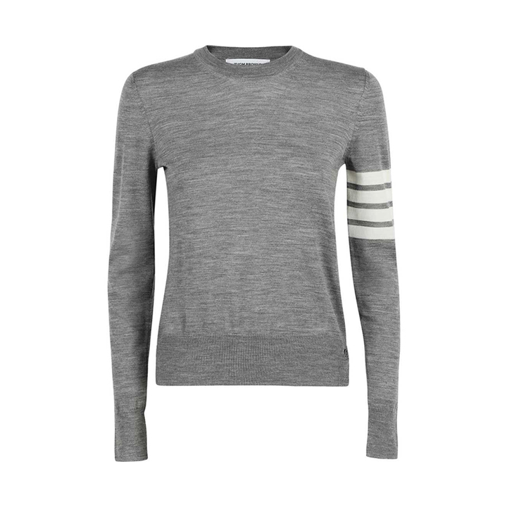 ◆당일◆26SS 사선완장 풀오버 릴렉스핏 니트 라이트그레이 FKA280A Y1014 055