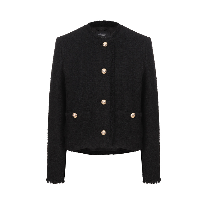 ◆당일◆26SS 아가미 AGAMI 트위드 자켓 블랙 2615041051 002