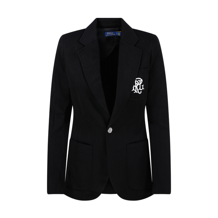 ◆당일◆26SS 로고 자수 금장 버튼 블레이저 자켓 블랙 211795348 001