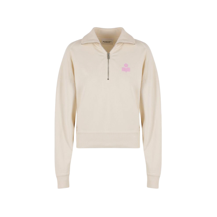 ◆당일◆26SS 로스 ROSS 하프 집업 맨투맨 에쿠르/핑크 SW0093FA D1M04E ECPK