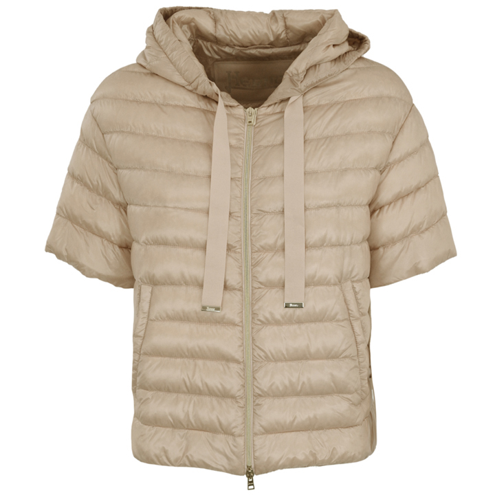 ◆당일◆25FW 나일론 울트라라이트 케이프 숏 슬리브 패딩자켓 베이지 PI001993D 12017Z 1985