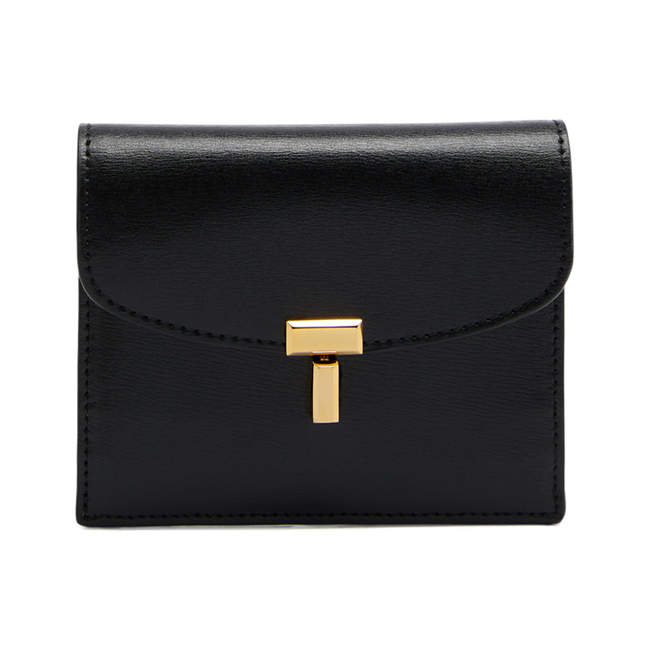 ◆당일◆26SS 티락 레더 카드 지갑 블랙 251-WAM0042-LE0025-001