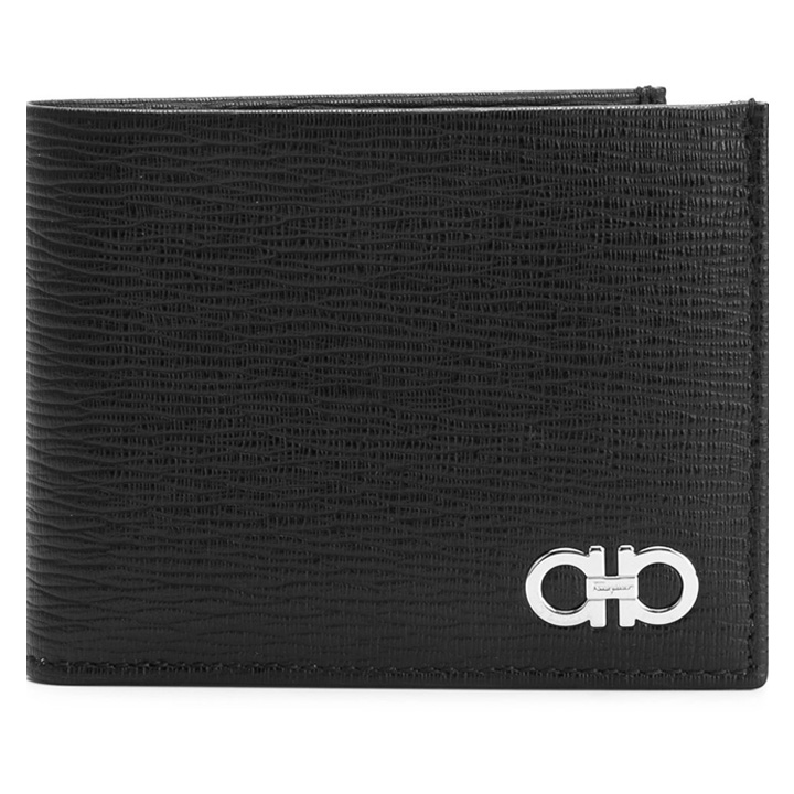 ◆당일◆25FW 더블 간치니 투톤 반지갑 블랙/네이비 66-A064 0685979