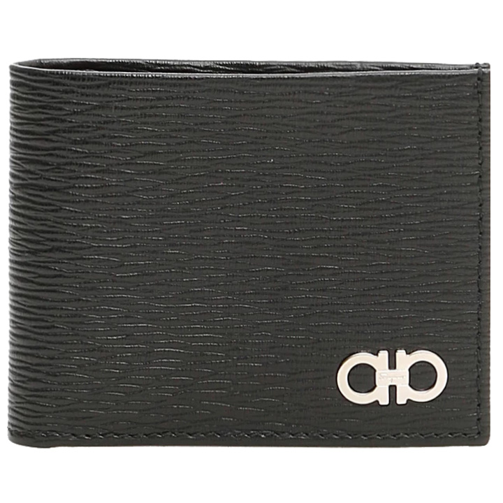 ◆당일◆25FW 더블 간치니 투톤 반지갑 블랙/레드 66-A064 0685978