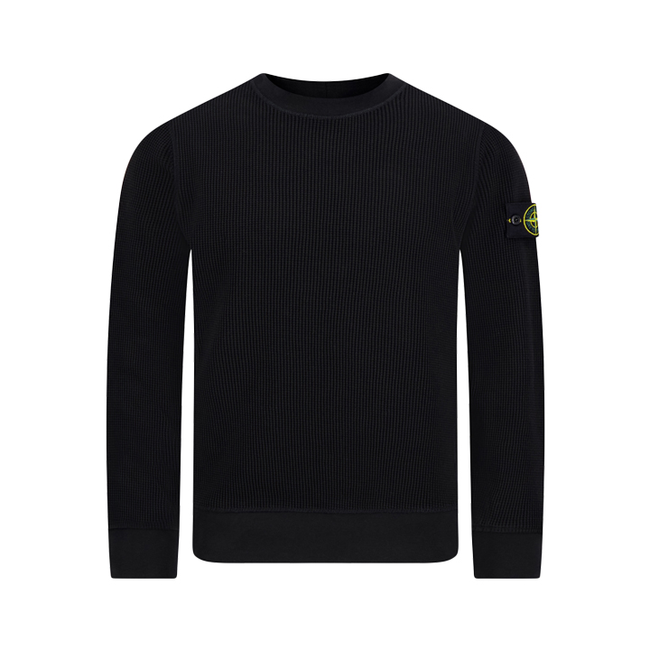 ◆당일◆26SS 와펜 패치 와플 맨투맨 블랙 L1S15 6100056 S0044 V0029