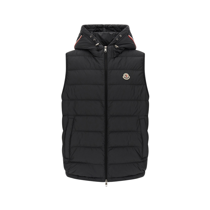 26SS 마르셀리안 MARSEILLAN 후드 패딩 베스트 블랙 1A000 19 597X2 999