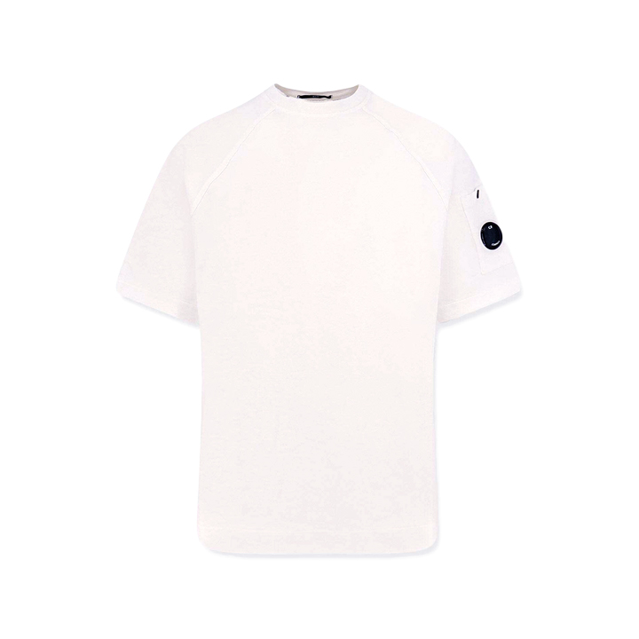 ◆당일◆26SS 렌즈 와펜 라이프 플리스 반팔 티셔츠 화이트 20CMSS034A 002246G 103