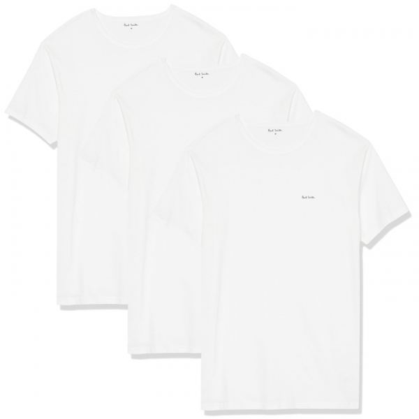 ◆당일◆25SS 로고 프린팅 3 PACK 티셔츠 화이트 M1A 389 M3PK 01