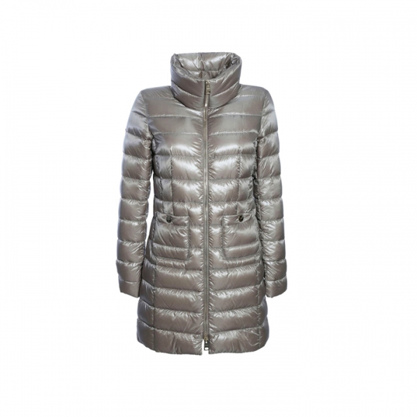 ◆당일◆25FW 마리아 MARIA 하이넥 라이트 패딩 그레이 PI0002DIC 12017Z 9406