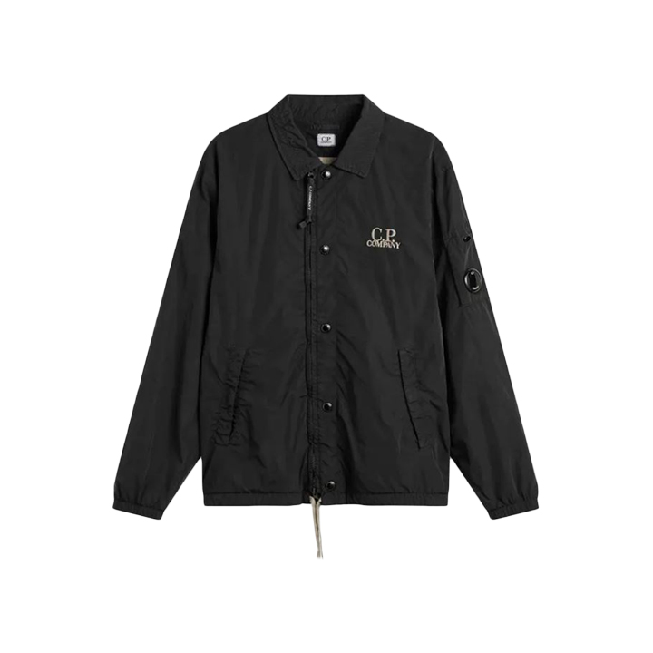 ◆당일◆26SS 렌즈 와펜 크롬 R 로고 집업 코치자켓 블랙 20CMOS007A 005904D 999