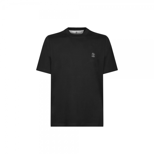 26SS 로고 프린트 티셔츠 블랙 M0B138440 CSQ44