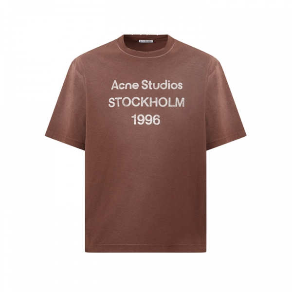 ◆당일◆26SS 로고 프린트 티셔츠 초콜렛브라운 CL0196 ADN