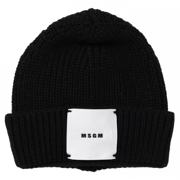 ◆키즈◆23FW 키즈 로고 패치 비니 블랙 F3MSJBHT133 110