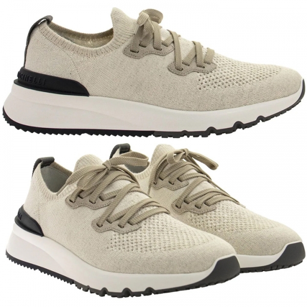◆당일◆25SS 로고 탭 스니커즈 아이보리 MZUKISO250 CW751