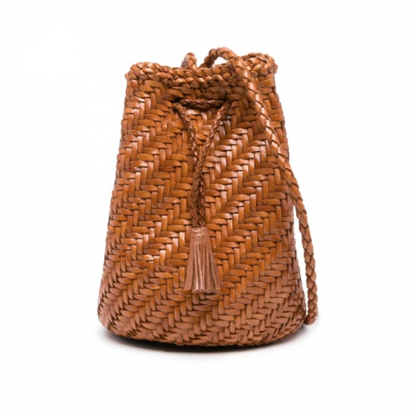 ◆당일◆25FW 폼폼 더블 점프 버킷백 탄 8838 TAN