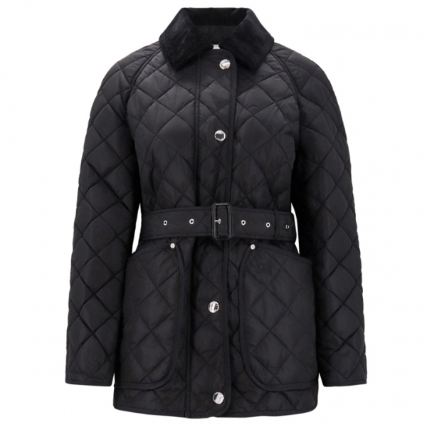 ◆당일◆25FW PENSTON 벨티드 퀄팅 자켓 블랙 8071843