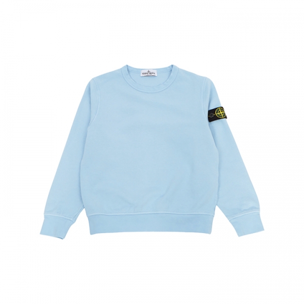 ◆키즈◆키즈 와펜 크루넥 맨투맨 스카이블루 801661340 V0040