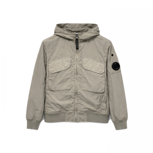 ◆키즈◆키즈 렌즈 와펜 크롬-R 후드자켓 도브그레이 20CKOW099B 00L3C00 904