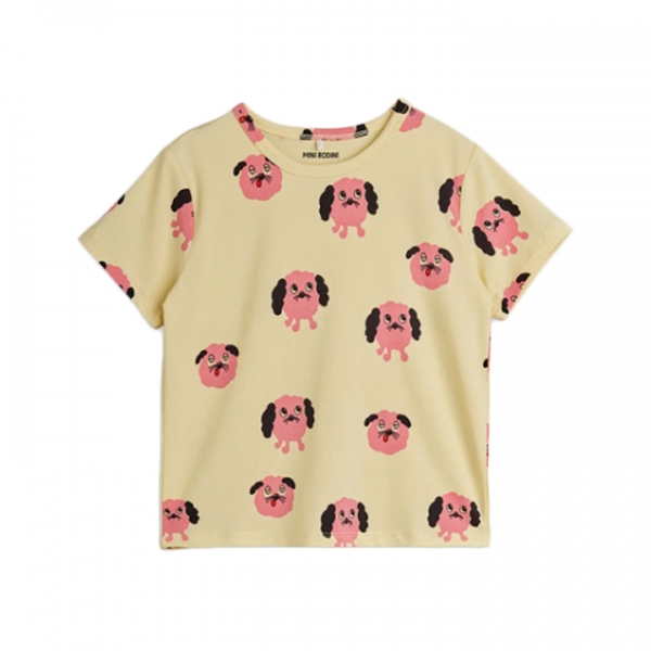 ◆키즈◆키즈 도그 패턴 반팔 티셔츠 옐로우 26120111 23