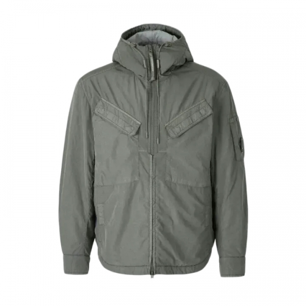 ◆당일◆25FW 렌즈 와펜 크롬 R 후드 자켓 그레이 19CMOS084A 005904G 921