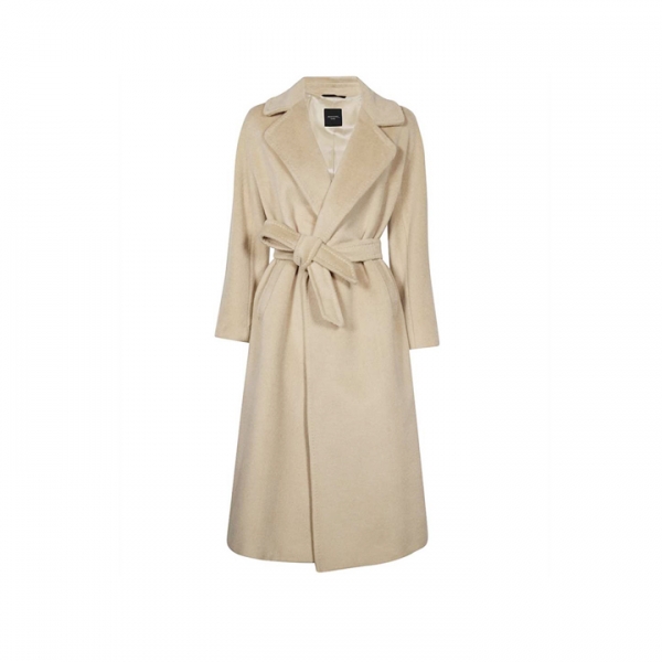 ◆당일◆25FW 템페라 TEMPERA 벨티드 울 코트 터틀도브 2525016082 004