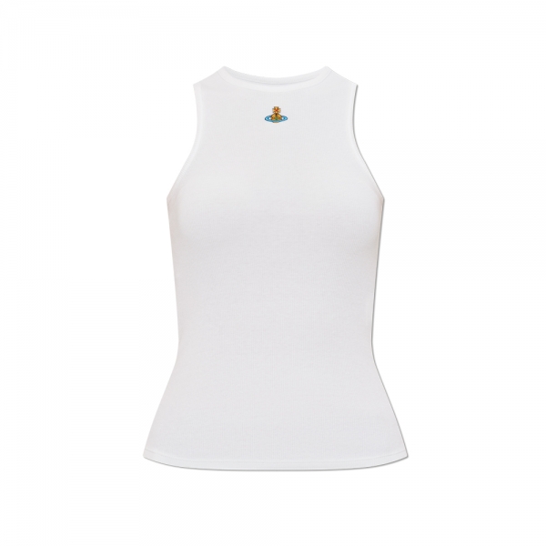 26SS ORB 로고 슬리브리스 탑 화이트 3G01003Z J009C A401