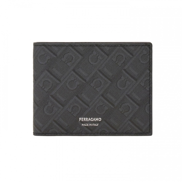 ◆당일◆26SS 로고 프린트 모노그램 반지갑 블랙 66-1582 0780324