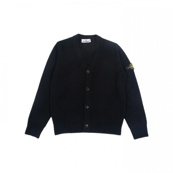 ◆키즈◆키즈 와펜 패치 V넥 울 가디건 블랙 K2S16 5100001 S00M1 V0029