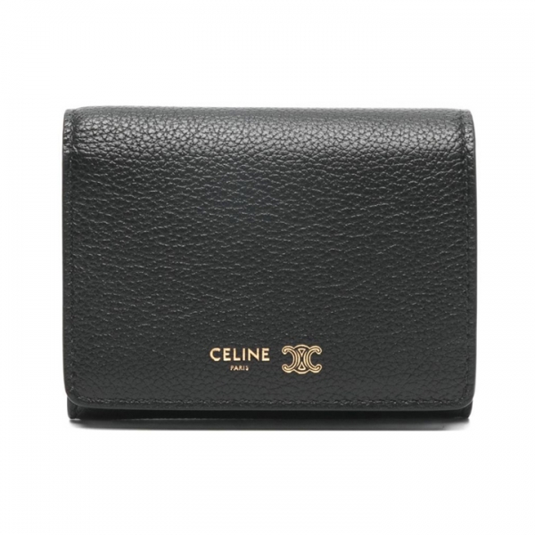 ◆당일◆26SS 금장 로고 투톤 반지갑 블랙/울트라블루 L100A2 O54 GFS3