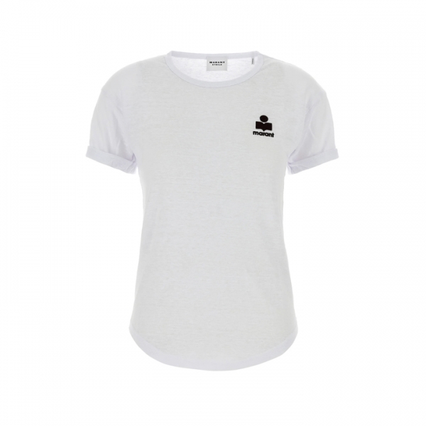 ◆당일◆26SS 콜디아 KOLDIA 로고 린넨 티셔츠 화이트 TS0315FA A1N09E 20WH