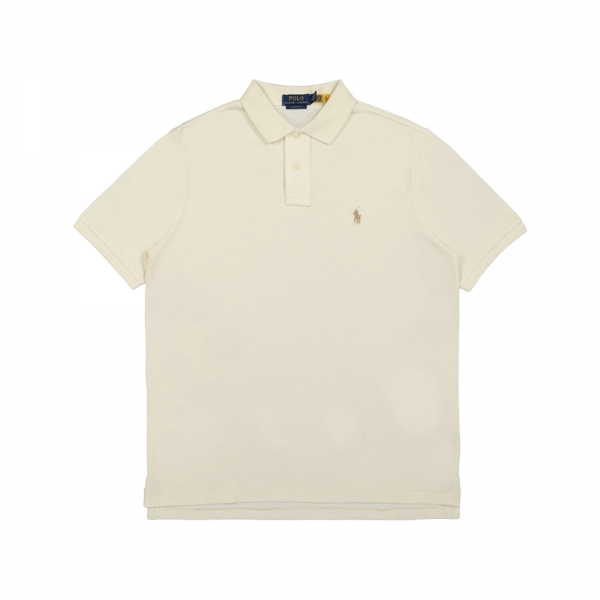 26SS 포니 자수 로고 클래식핏 폴로 티셔츠 크림 710534735 420