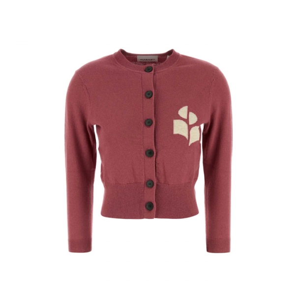 ◆당일◆26SS 뉴턴 NEWTON 로고 가디건 앤틱핑크 CA0040FA A1X05E 40AK