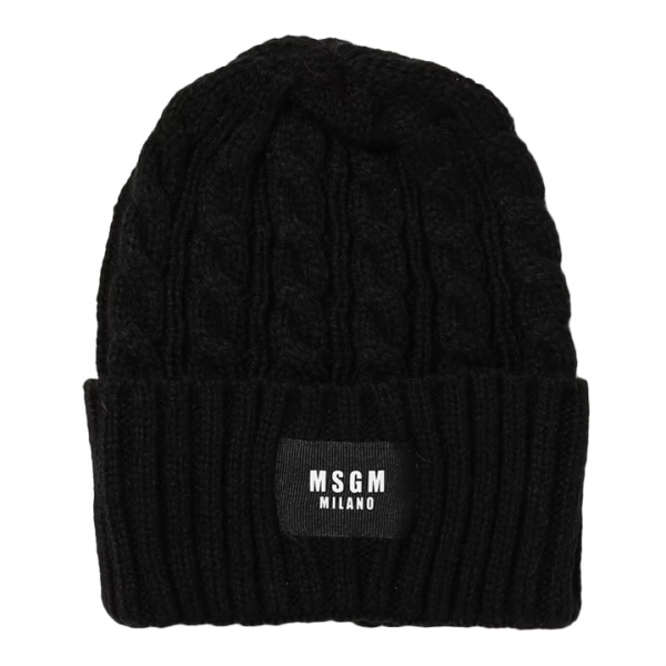 ◆키즈◆23FW 키즈 로고 패치 비니 블랙 F3MSJUHT057 110
