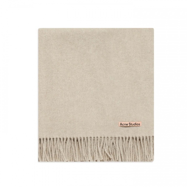 ◆당일◆25FW FN-UX 시그니처 로고 울 머플러 오트밀멜란지 CA0209 633