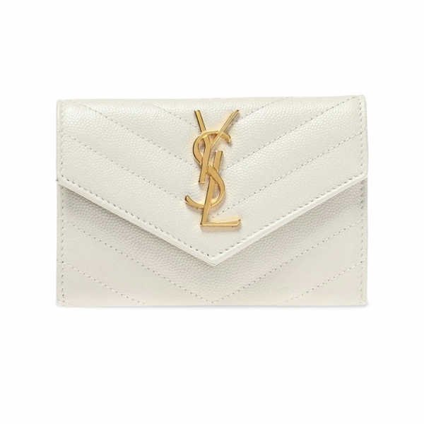 ◆당일◆26SS 금장 모노그램 플랩 카드지갑 크림화이트 414404 BOW01 9207