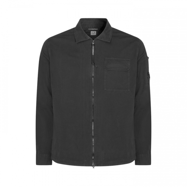 ◆당일◆26SS 렌즈 와펜 개버딘 집업 오버셔츠 자켓 블랙 RCCMOS705A 110143G 999