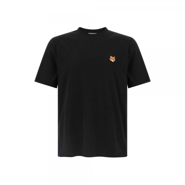 26SS 폭스 헤드 패치 티셔츠 블랙 PM00107KJ7026 P199