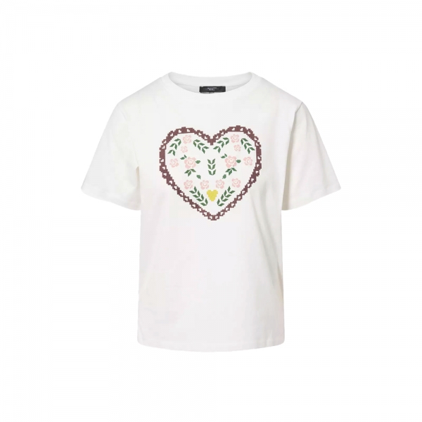 26SS 테뉴 WKDTENUE 로고 티셔츠 화이트 2615971051 001