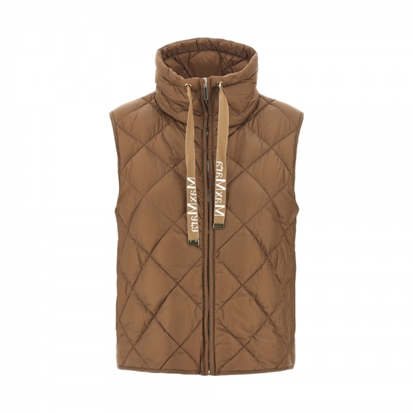 26SS 트레직 TREGIC 다이아몬드 퀄팅 패딩 조끼 카라멜 2619291014 051