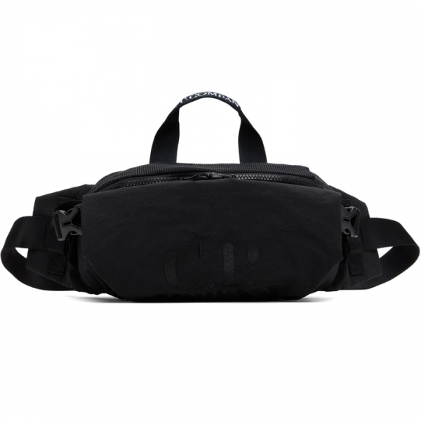 ◆당일◆25SS 자수 로고 플레인 페이퍼 터치 벨트백 블랙 18CMAC298A 110188G 999