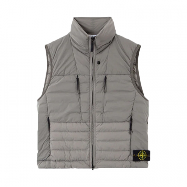 ◆당일◆25FW 와펜 심리스 터널 나일론 패딩 베스트 그레이 K2S15 G100004 S0183 V006B