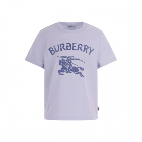 ◆키즈◆여성 EKD 로고 데미지 반팔 라이트블루 8117302